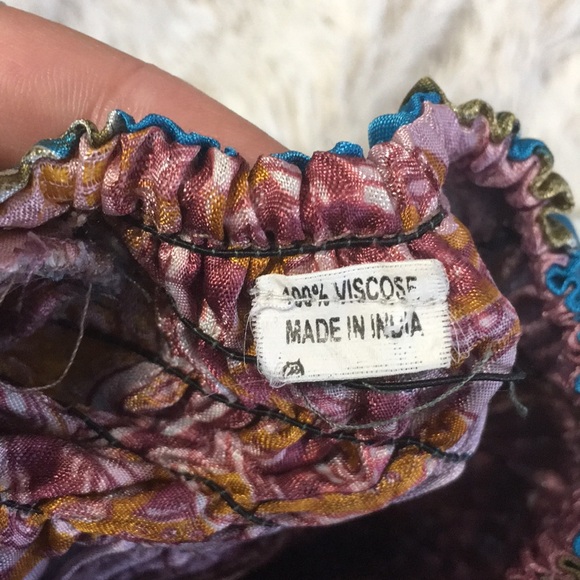 Silk sunflower harem pants - Picture 6 of 6